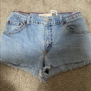 Denim Levi shorts